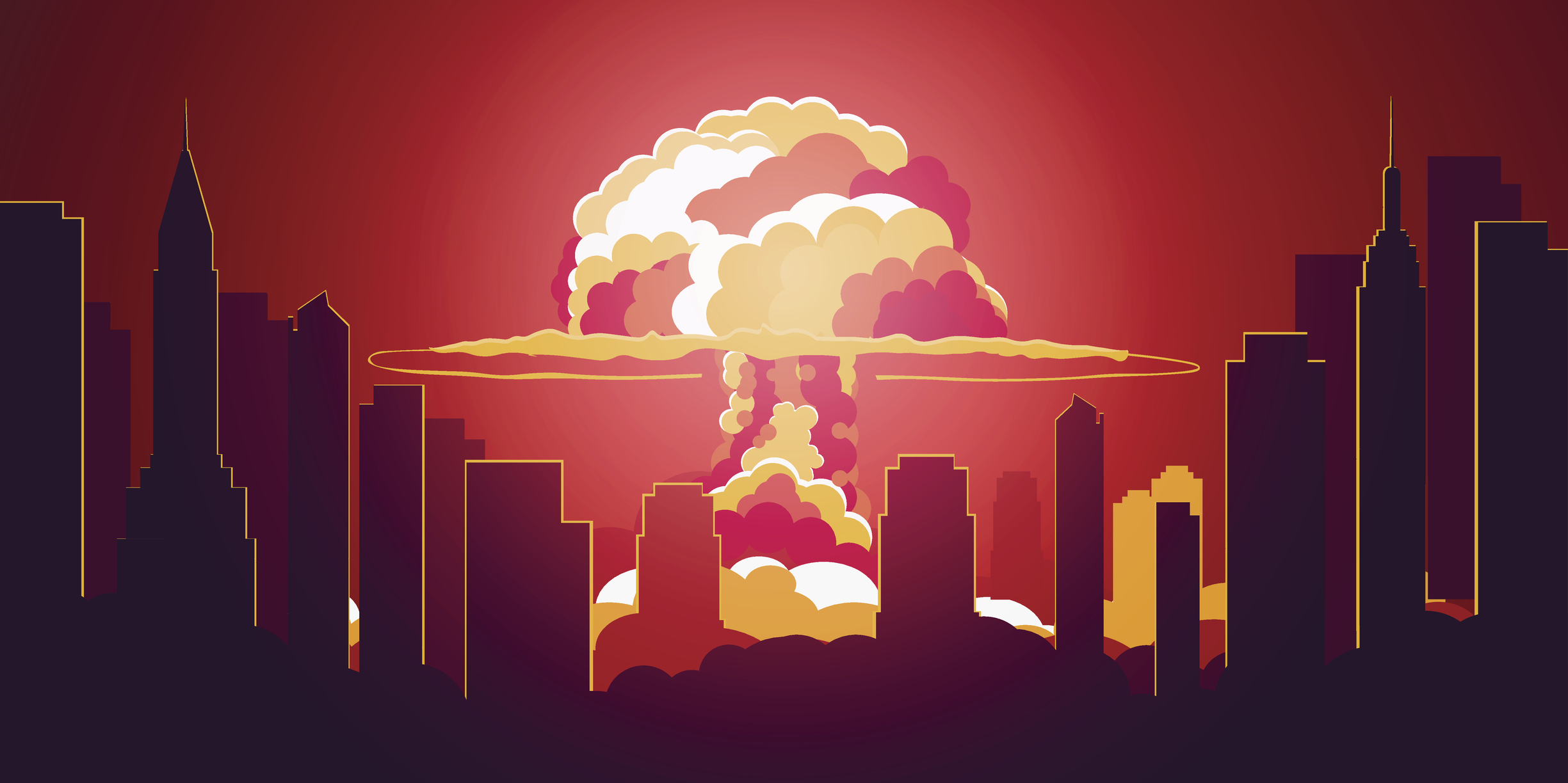 A nuclear explosion.