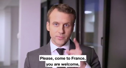 Emmanuel Macron invites American scientists to flee to France.