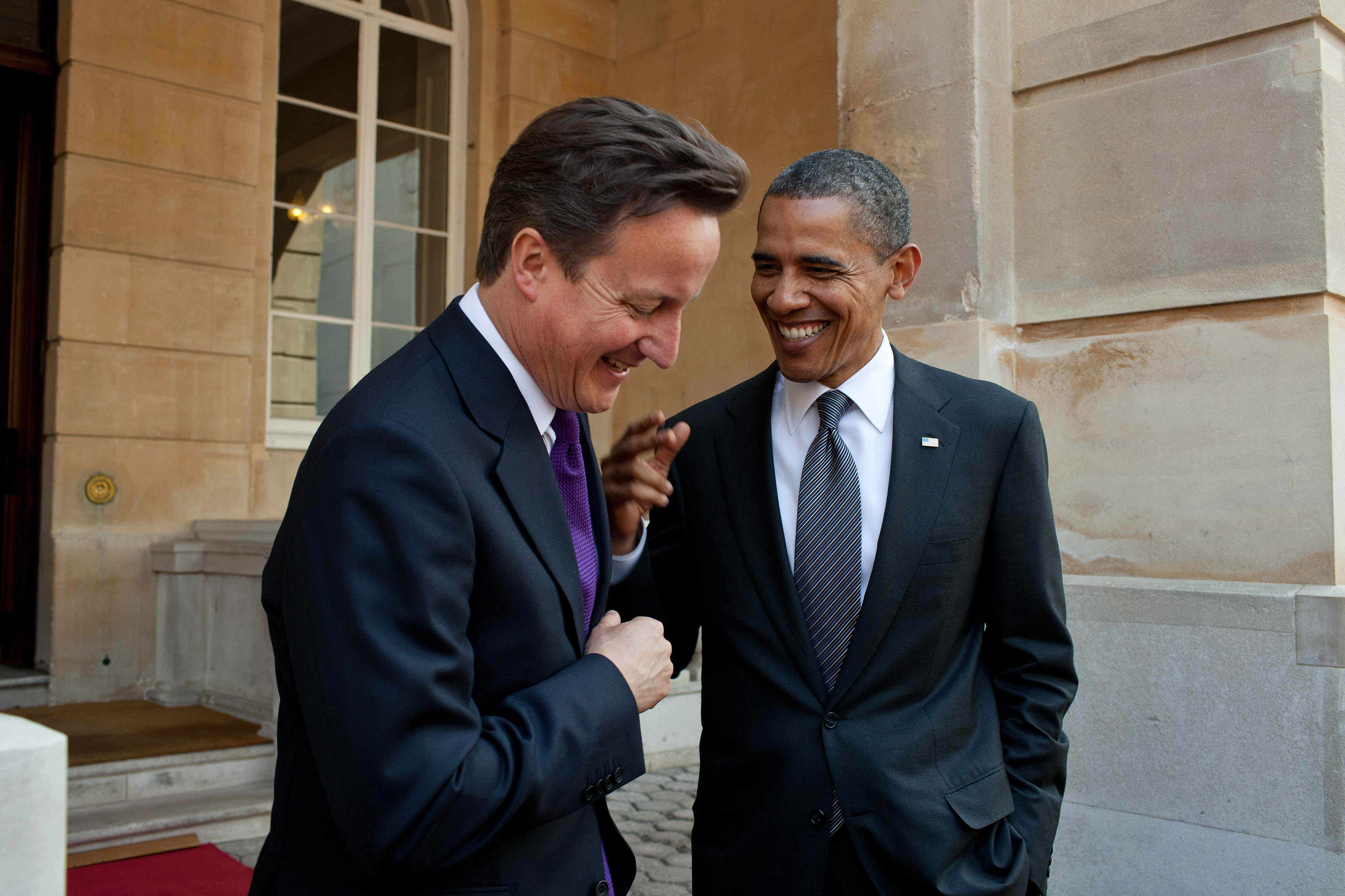 President Obama and British Prime Minister David Cameron.