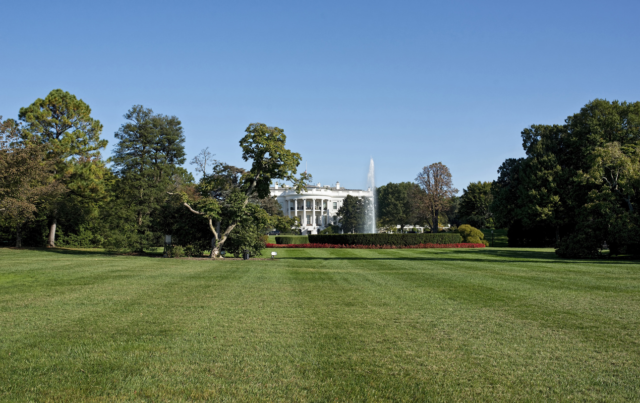 White House South Lawn.