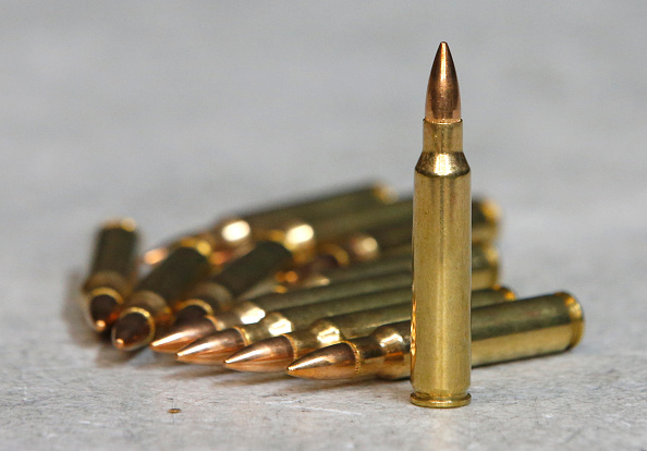 223 ammunition for an AR-15.