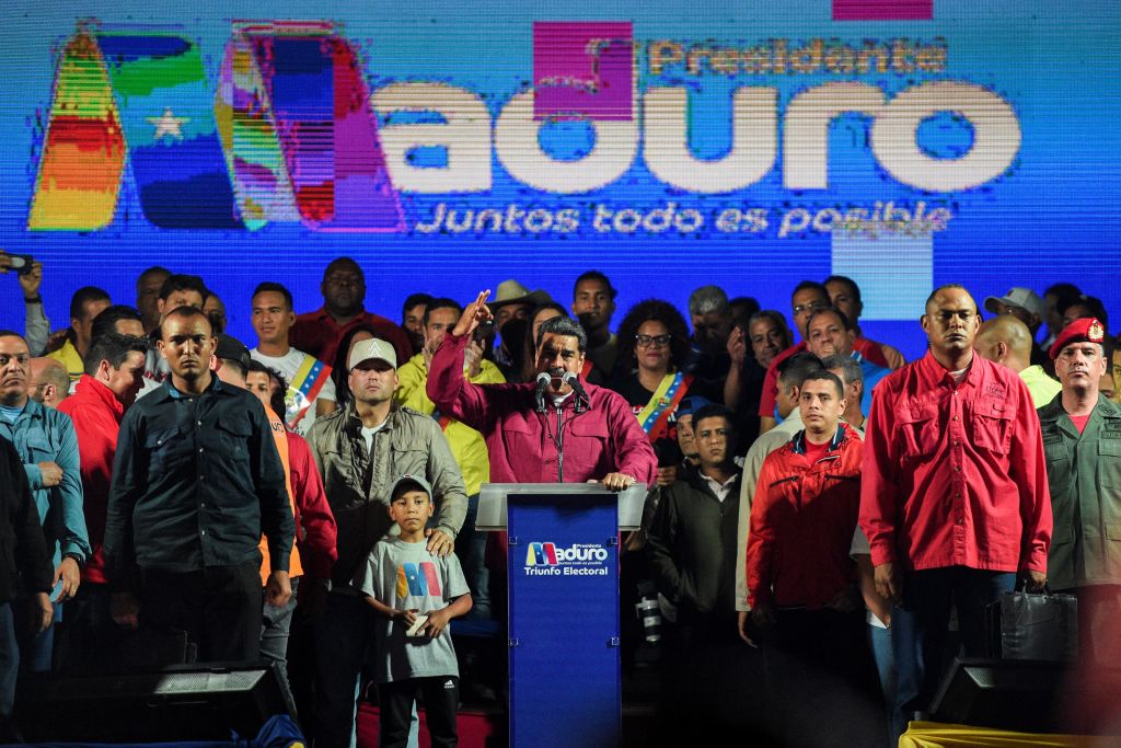 President Nicolas Maduro declares victory in Venezuela
