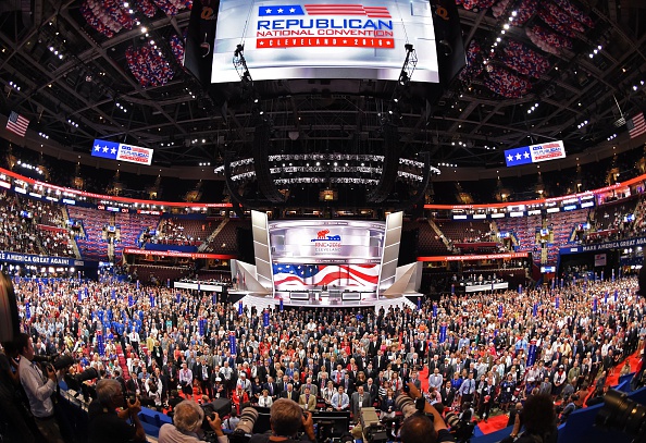 The floor of the Republican National Convention.