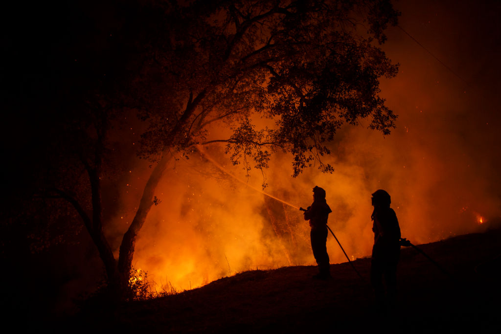 Wildfires in Spain and Portugal.