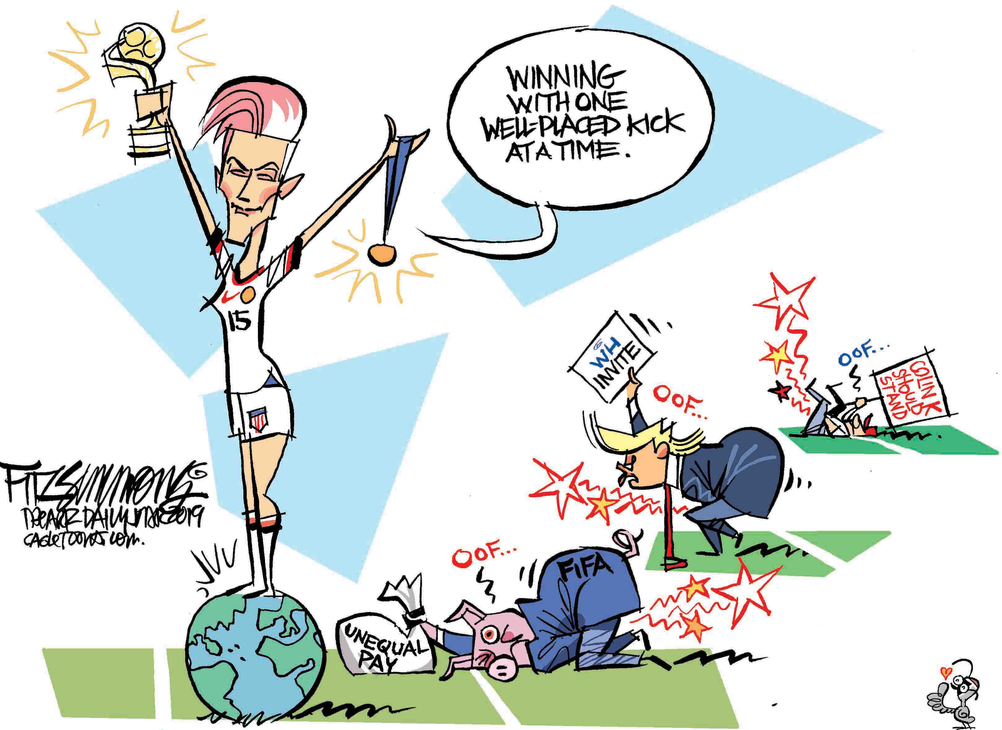 7 scathingly funny cartoons about the politics of the . Women's World  Cup victory | The Week