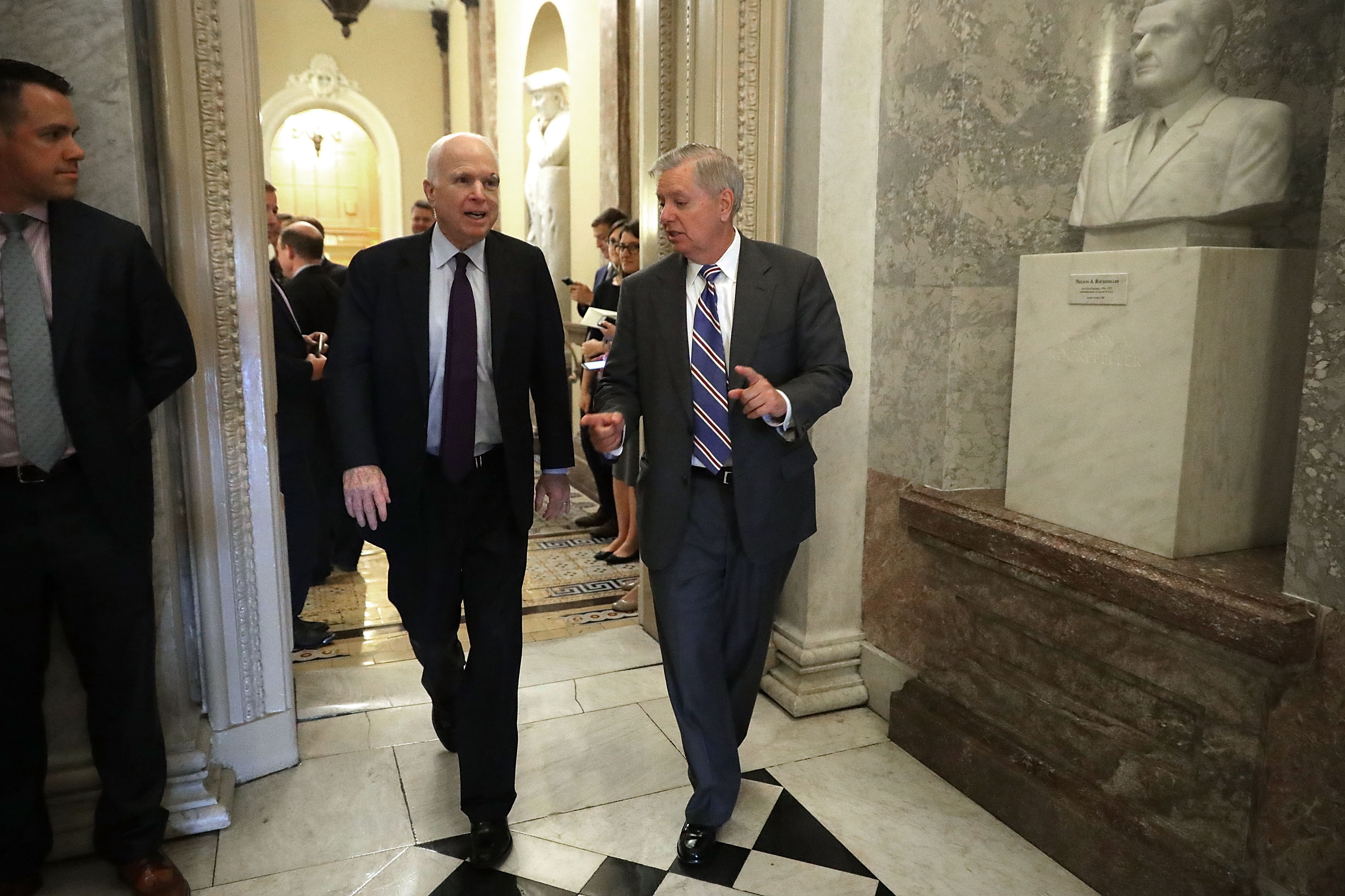 Senators John McCain and Lindsey Graham.
