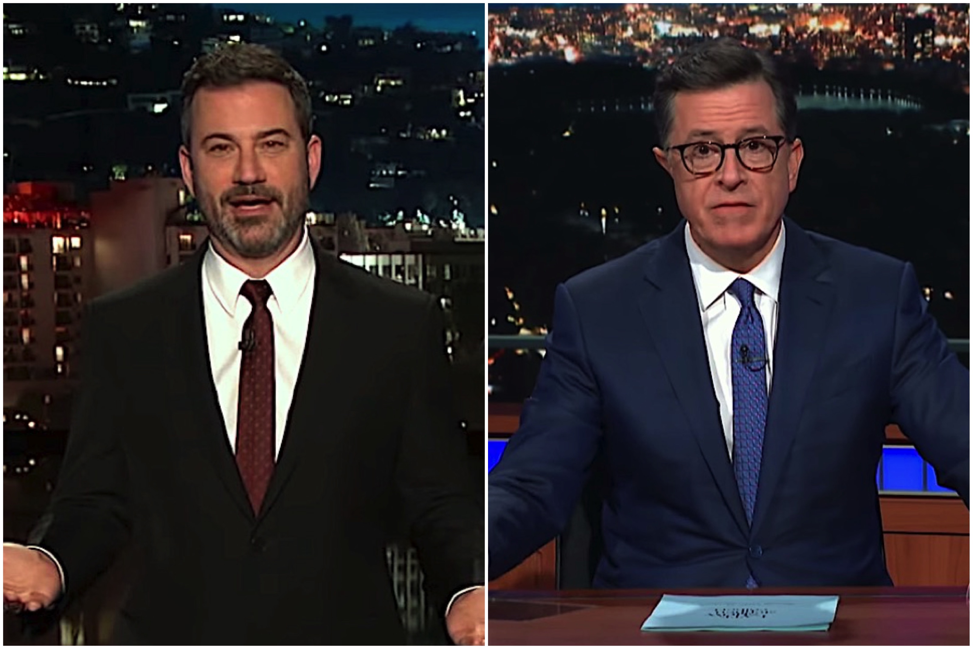 Jimmy Kimmel and Stephen Colbert recap R. Kelly&#039;s messy interview