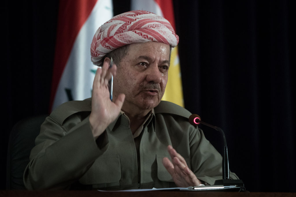 Iraqi Kurdish leader Barzani announced his resignation