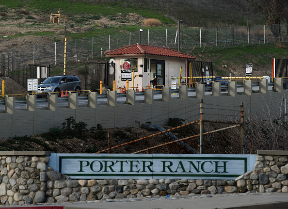 The entrance to the SoCal Gas facility in Porter Ranch.