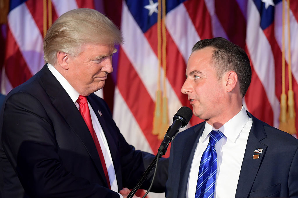 President Trump and Reince Priebus.