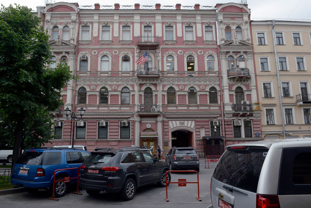 US consulate in St. Petersburg.