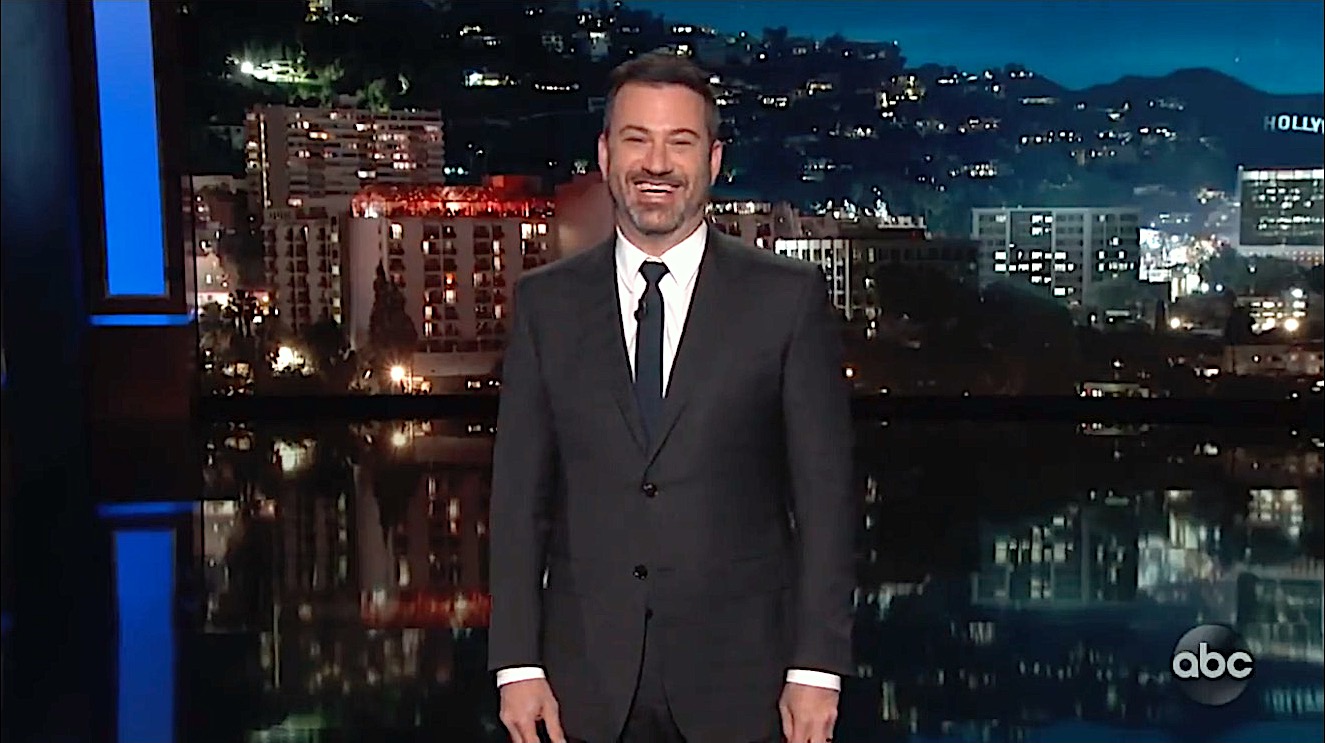 Jimmy Kimmel laughs at Trump