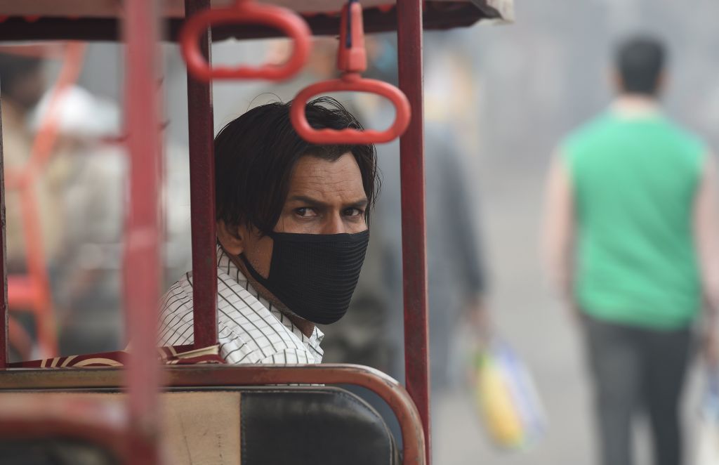 Pollution in New Delhi.