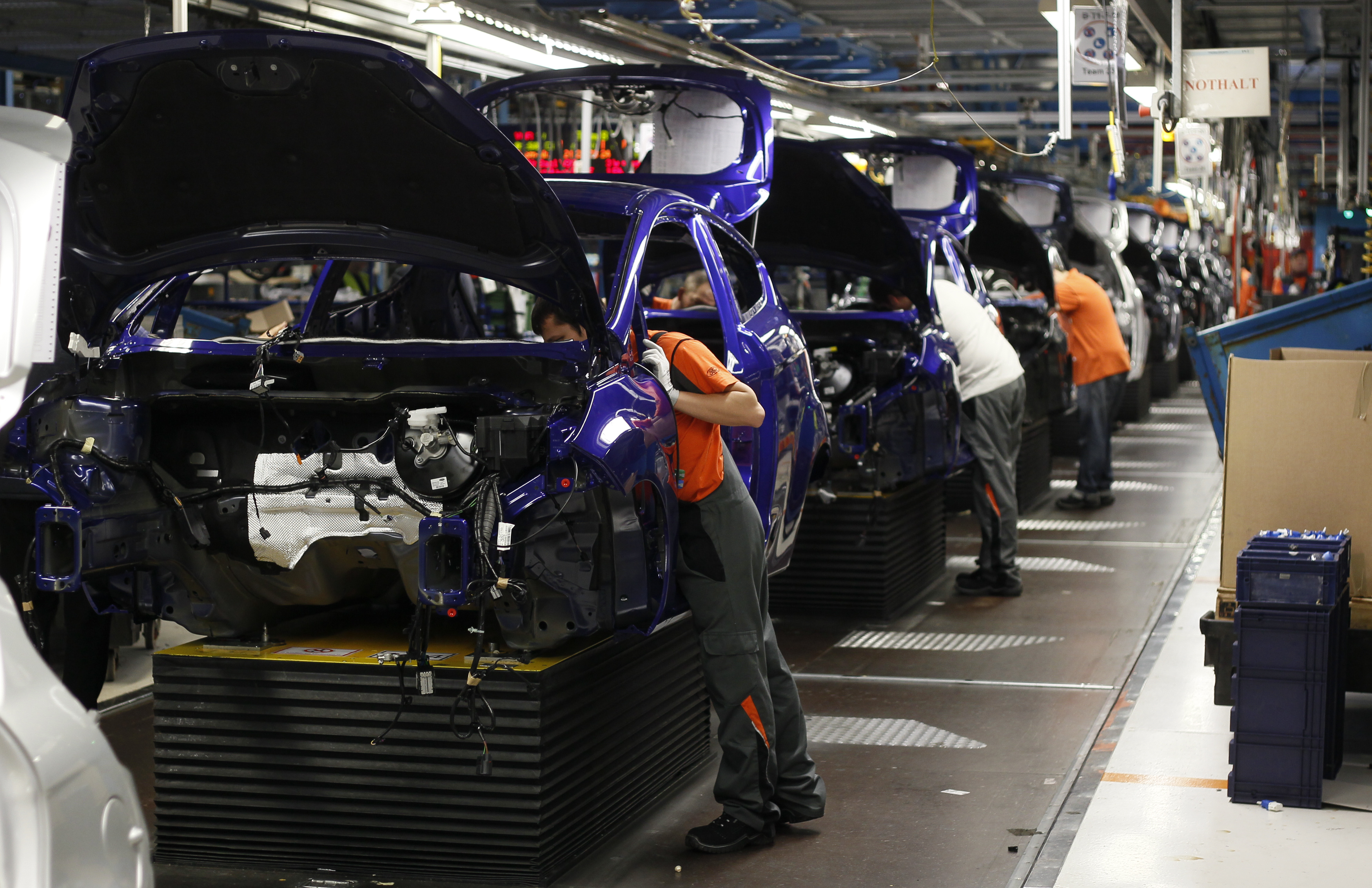 Ford assembly line, 2013.