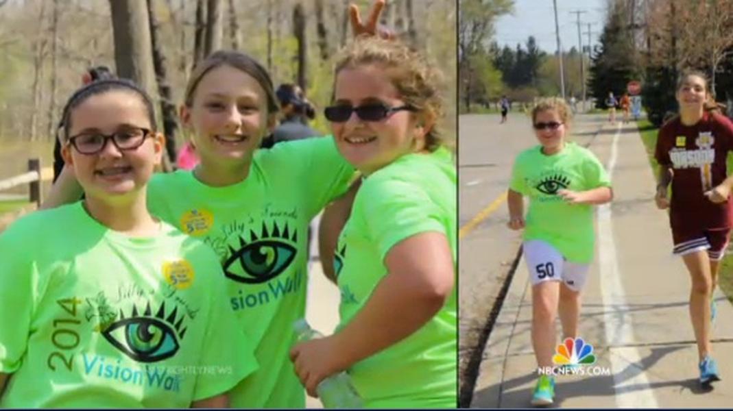 As she faces losing her sight, 11-year-old raises thousands of dollars for a cure