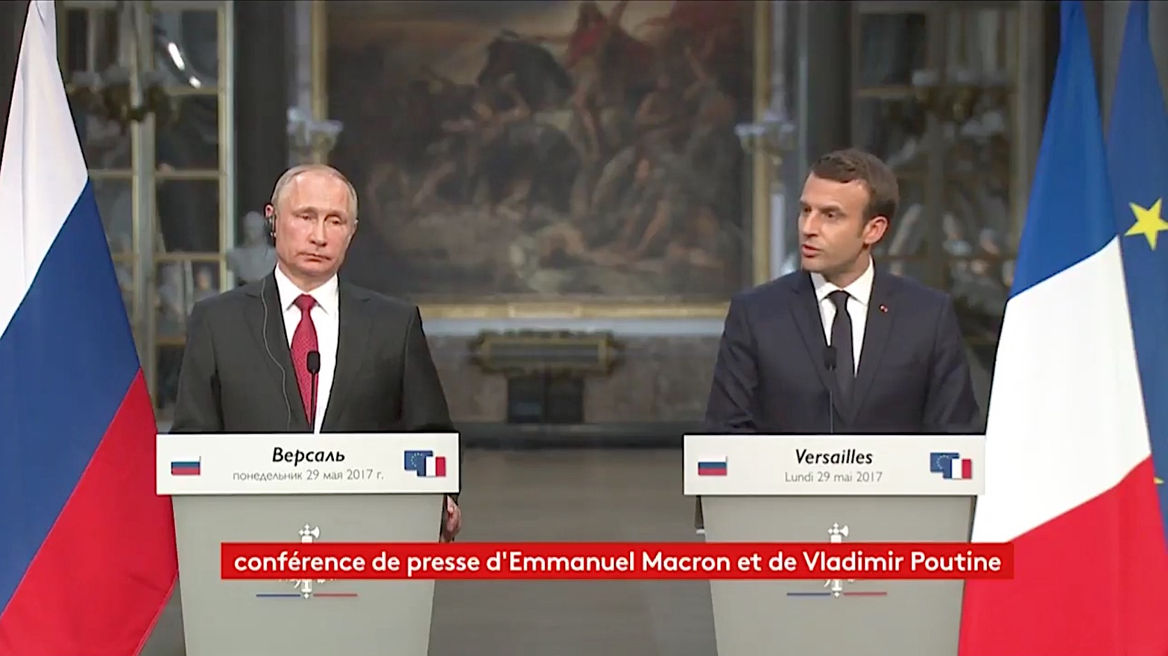 France Macron calls Russian media &quot;propaganda&quot;