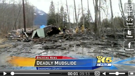 At least 3 dead in huge Washington mudslide