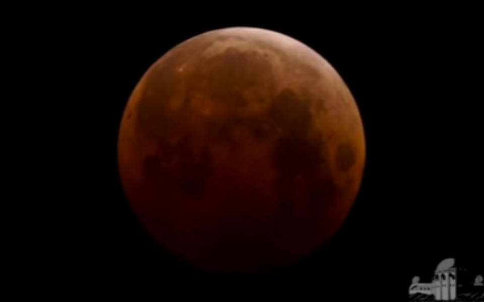 Watch Wednesday&#039;s rare &#039;blood moon&#039; eclipse in time-lapse splendor