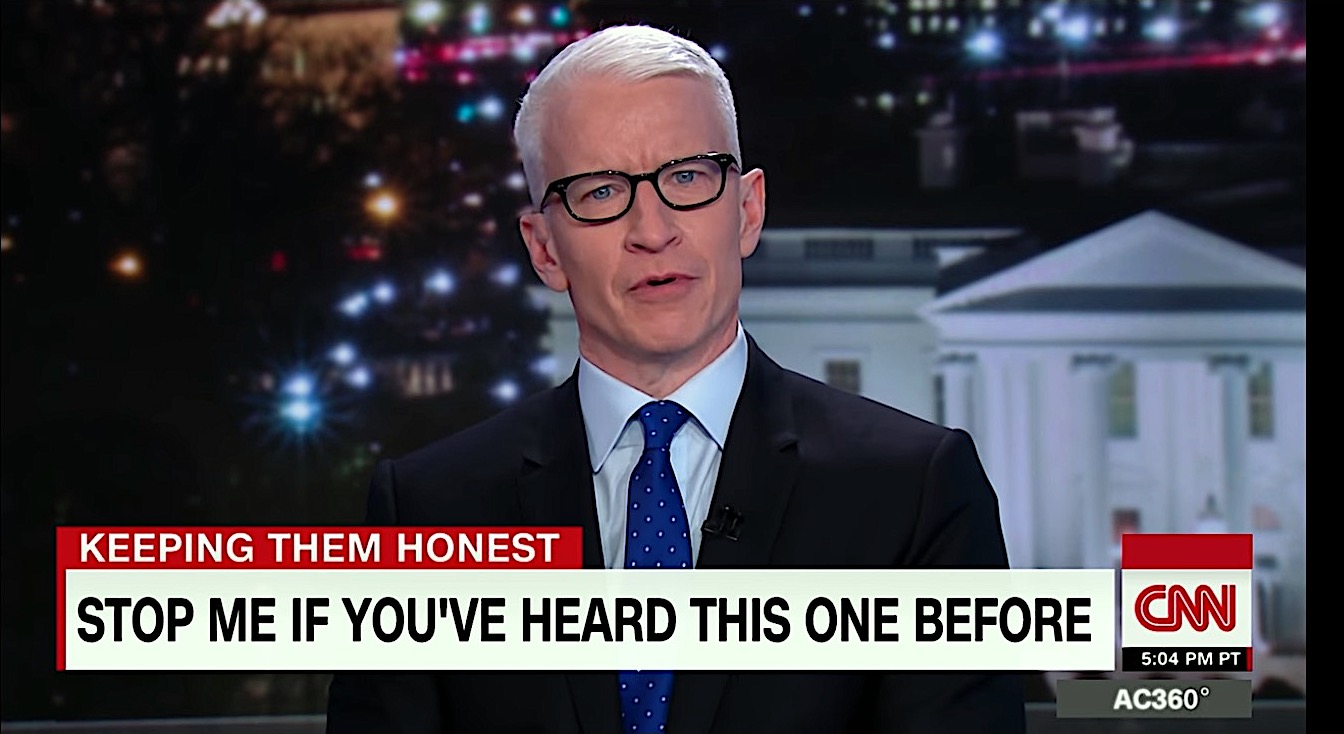 Anderson Cooper stares at Devin Nunes