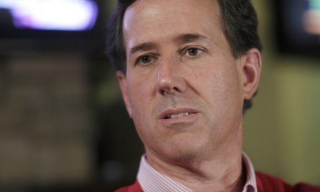 Rick Santorum is coming under fire for declaring in 2008 that &quot;Satan has his sights set on America.&quot;