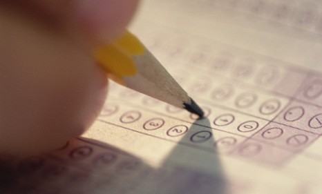 National SAT reading scores are down and one theory blames the 2002 law No Child Left Behind.