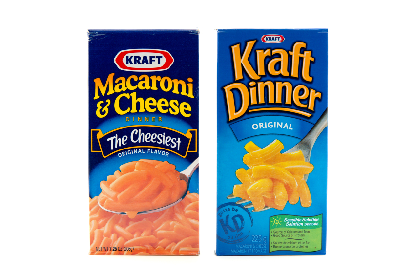 Kraft Macaroni &amp; Cheese.