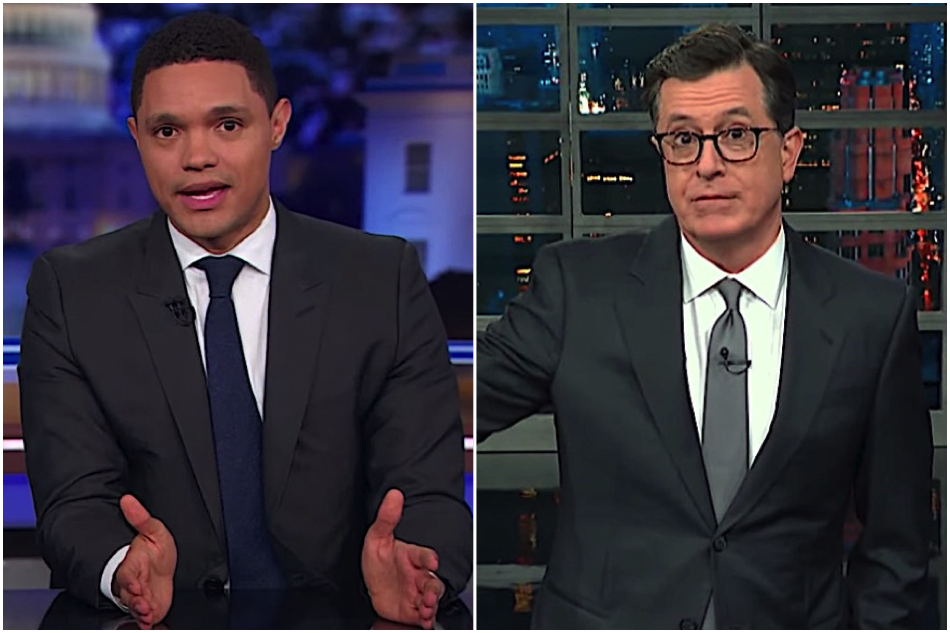 Stephen Colbert and Trevor Noah on what Congress can do