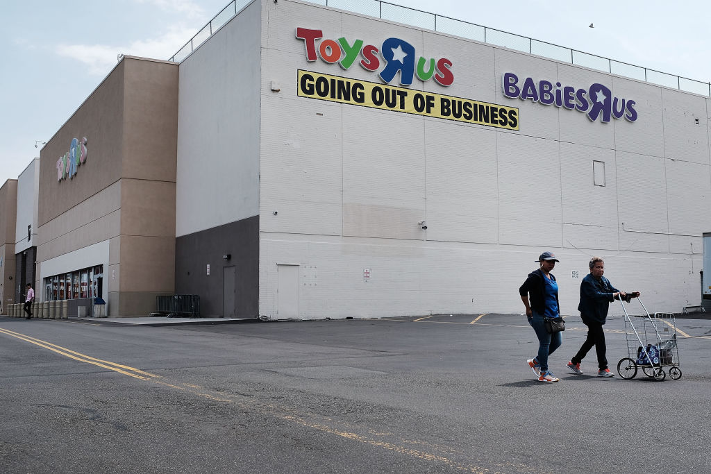 A Toys R Us store.