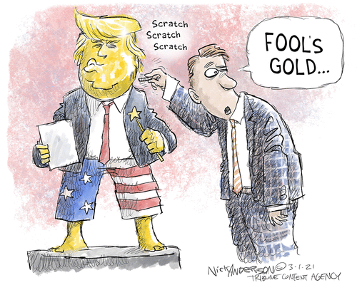 Political Cartoon U.S. trump cpac gop