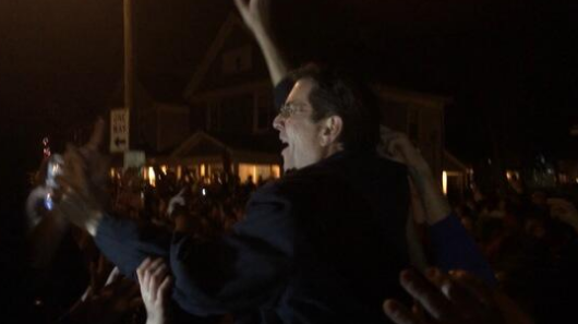 Dayton won another big March Madness upset, so naturally the school&#039;s president went crowdsurfing