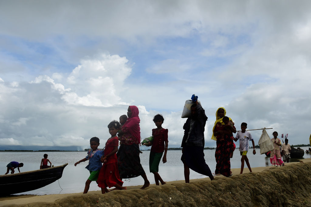 Rohingya Muslim refugees, September 2017.