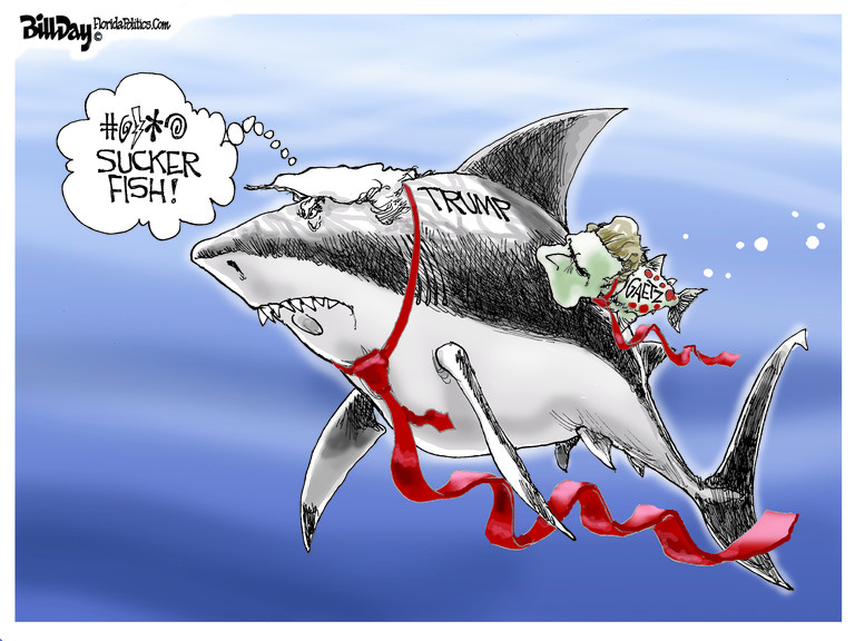 Political Cartoon U.S. trump gaetz