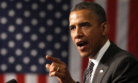 President Obama says an unstable Europe is the cause of America&#039;s stunted economic recovery.