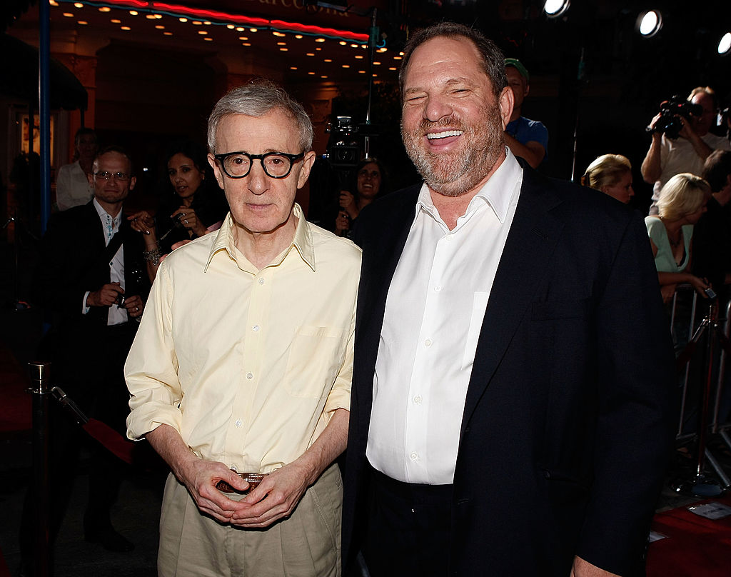 Woody Allen and Harvey Weinstein.