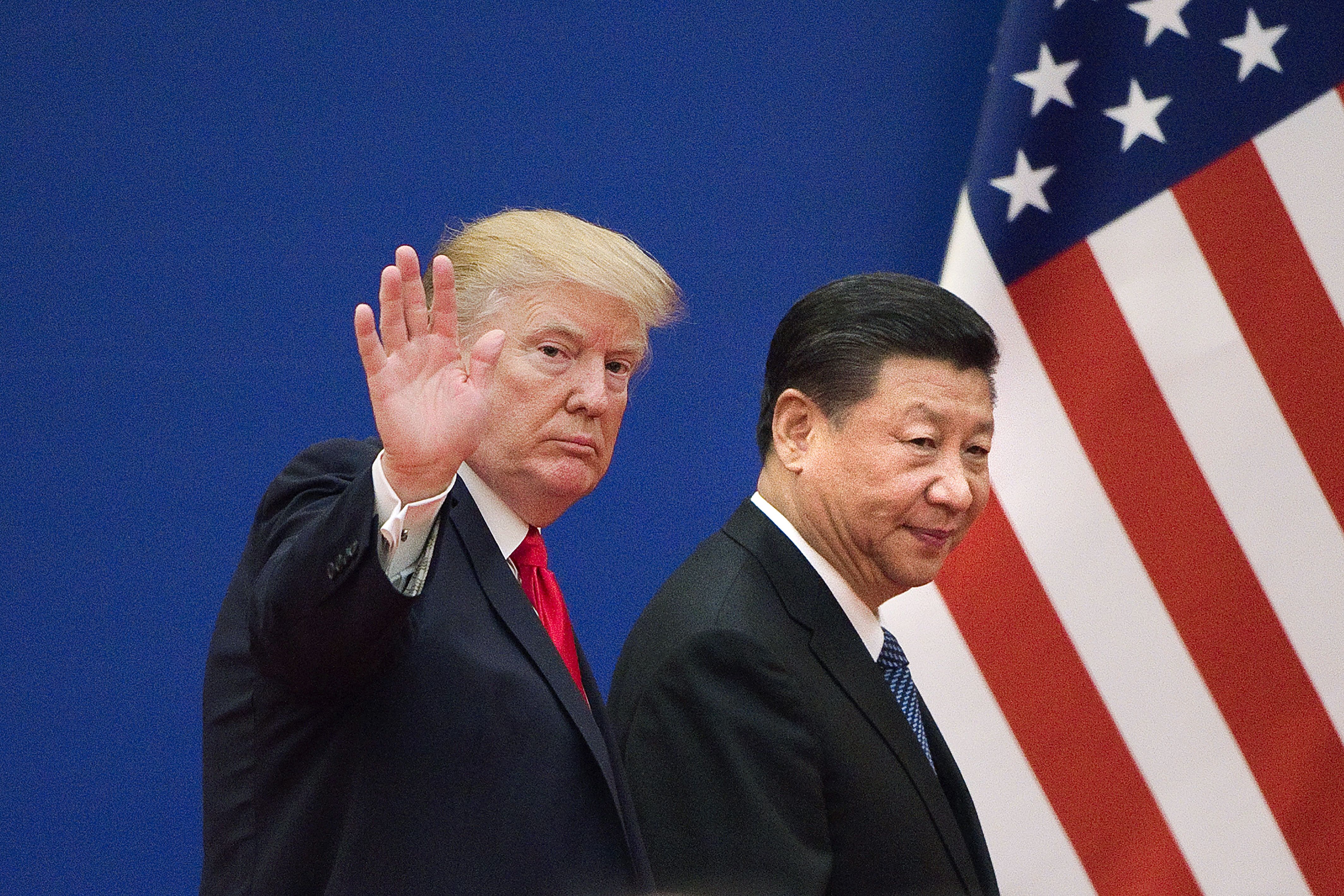 President Trump and Xi Jinping.