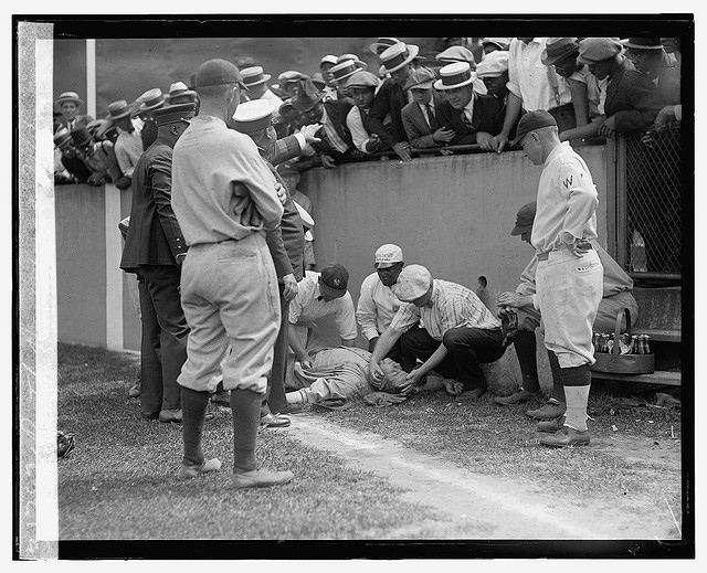 That time Babe Ruth ran into a wall and knocked himself unconscious