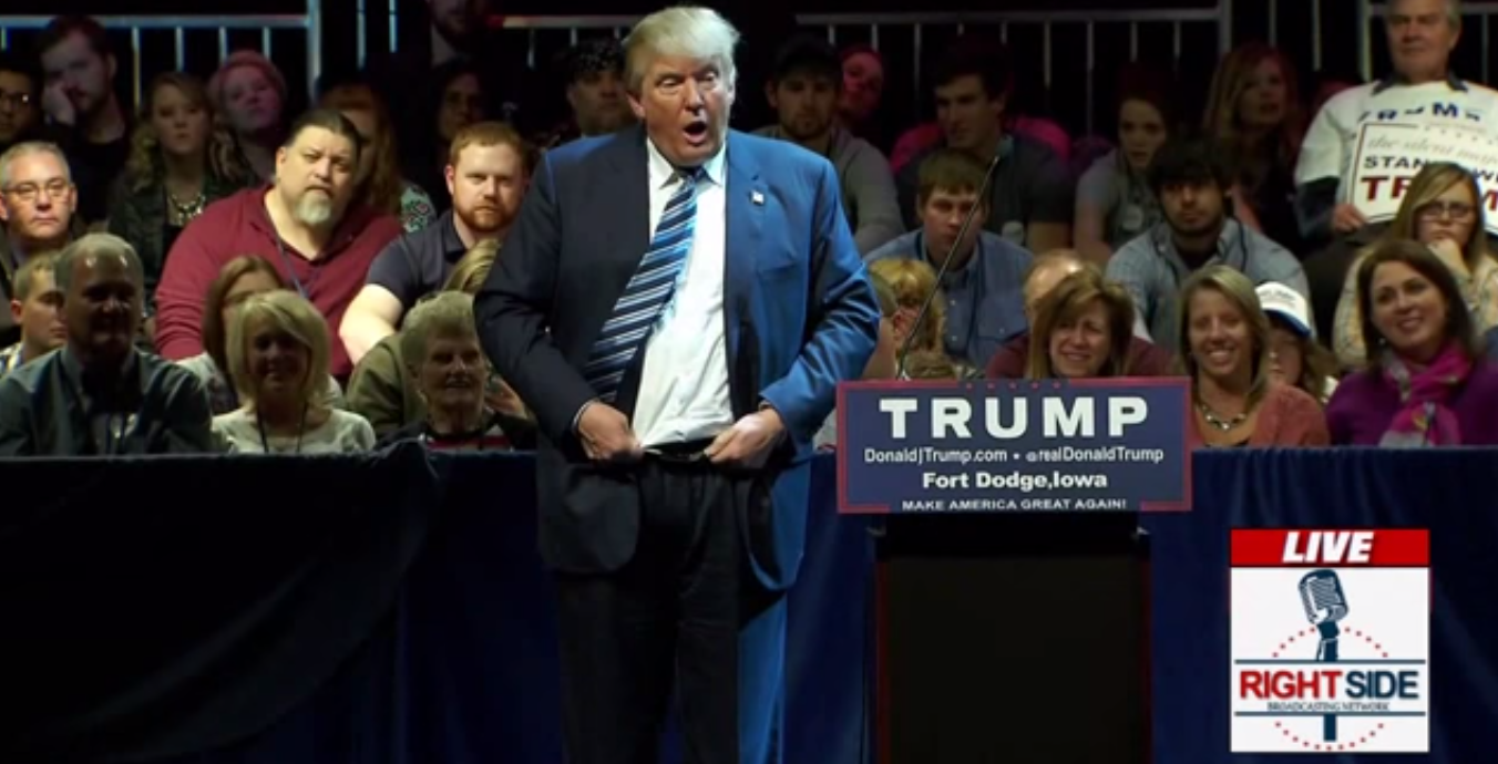 Donald Trump rips into Ben Carson in Iowa.