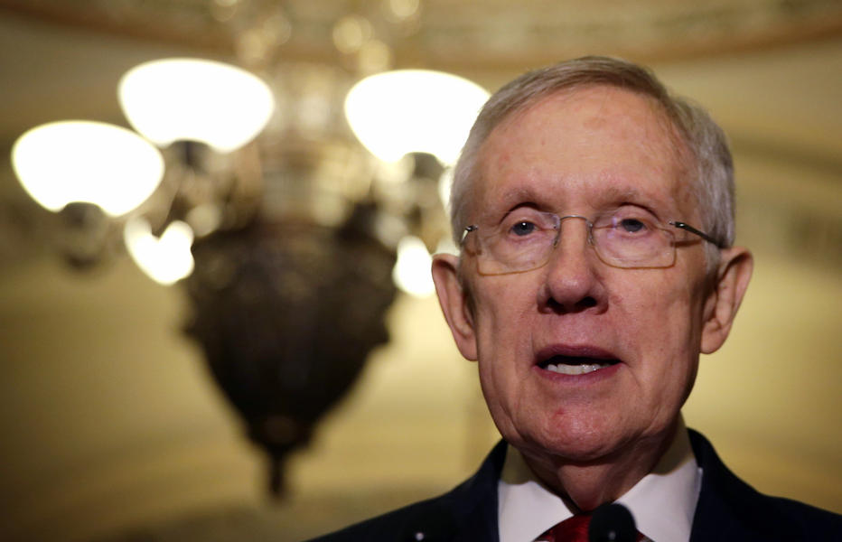 Harry Reid could be blind in one eye after exercise injury