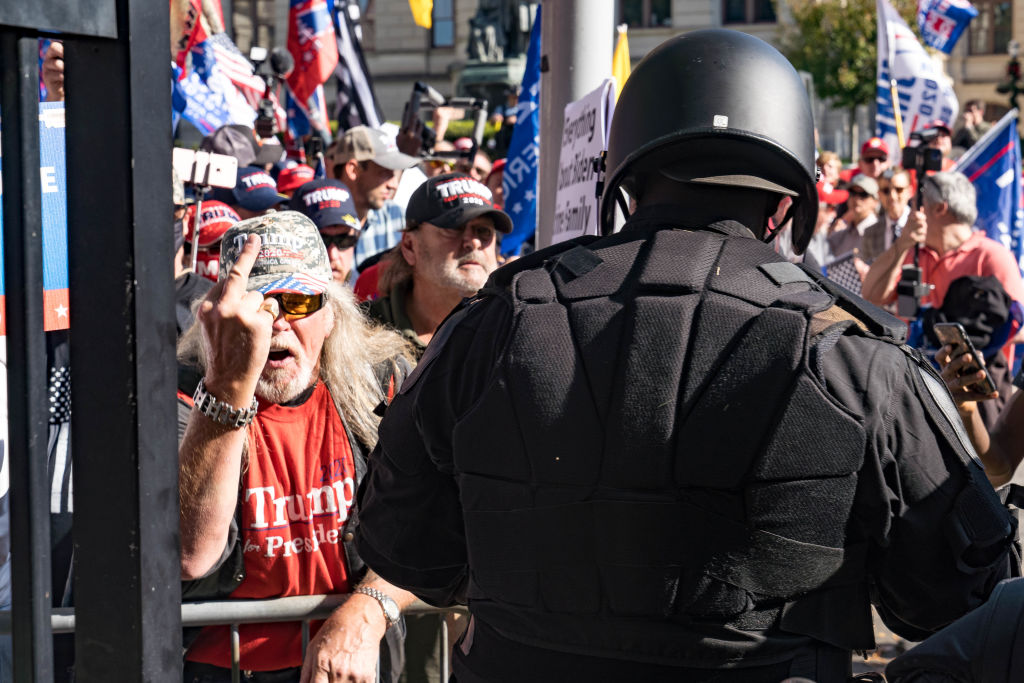 Pro-Trump protesters in Georgia