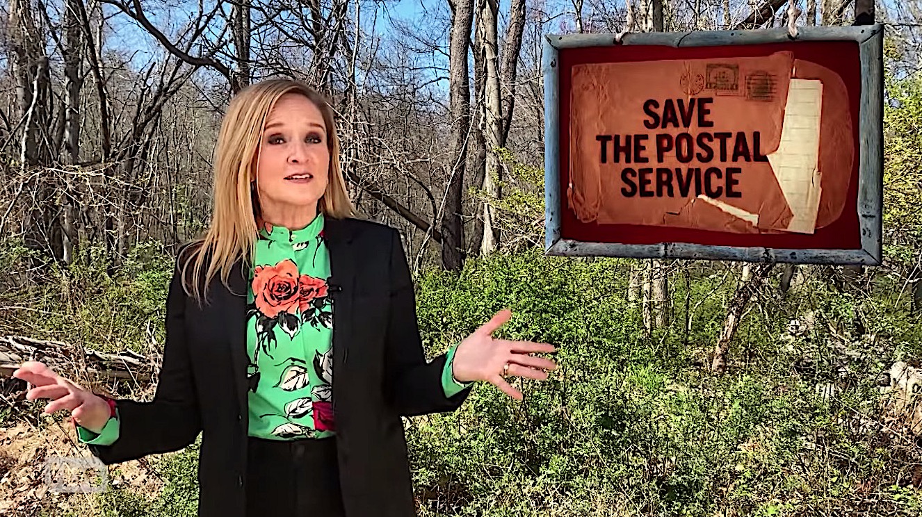 Samantha Bee wants to save the Postal Servce
