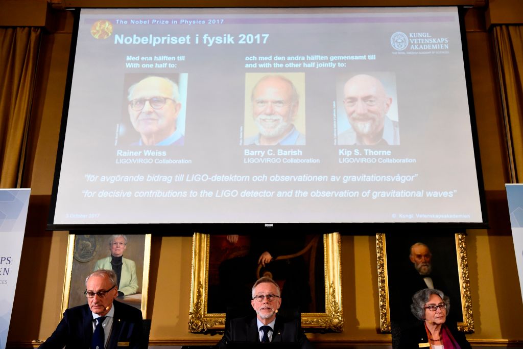 3 physicists win Nobel for gravitational waves