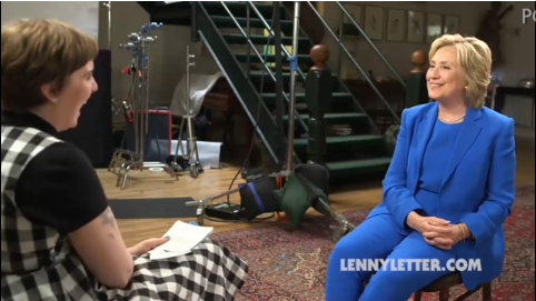 Lena Dunham interviews Hillary Clinton.