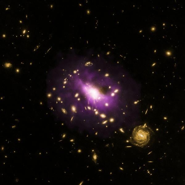 Triple black hole system discovered in a galaxy far, far away