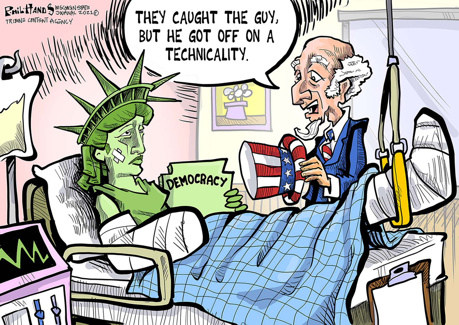 Political Cartoon U.S. trump impeachment