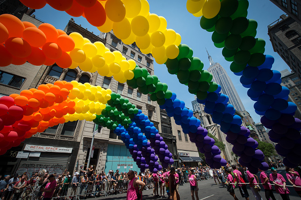 A gay pride parade.