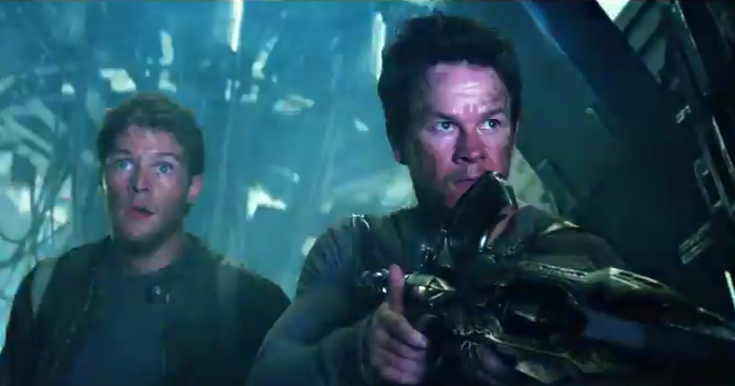 Watch the new Transformers: Age of Extinction trailer, with dinosaurs and Mark Wahlberg