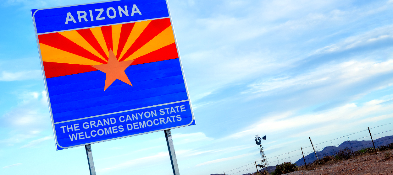 An Arizona sign.