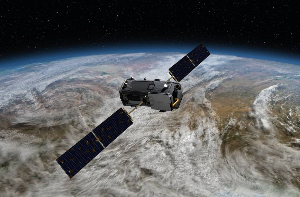 The Orbiting Carbon Observatory makes precise, global measurements of carbon dioxide.