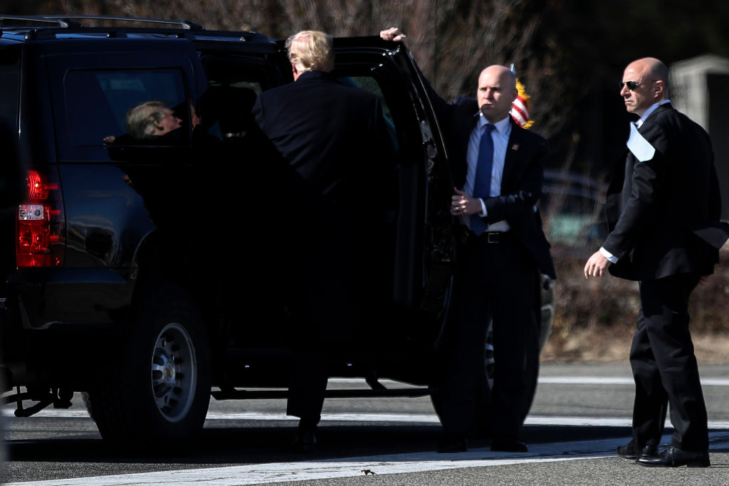 Trump goes in for his physical