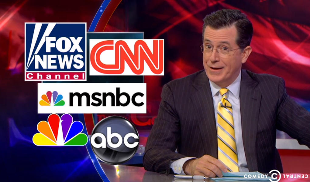 Stephen Colbert apologizes for inadvertently informing his viewers better than cable news